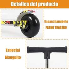 2-in-1 Foldable Scooter & Skateboard for Kids Ages 3-12 with 4-Speed Adjustment, Non-Slip Platform - Pink, Lightweight & Durable Design, Perfect Halloween & Valentine's Day Gift, Outdoor Play, Festive Style, Sturdy Construction, 110-Pound Capacity - Multicolor - Ver 5