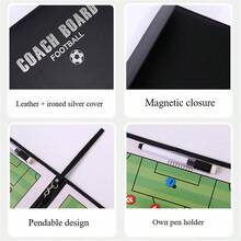 1PC Multi-Functional Portable Football Tactical Board Professional Outdoor Soccer Sports Training Clipboard Used For Strategy Demonstrations And Player Communication Tools