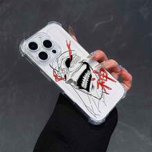 Funda de Teléfono con Patrón de Anime de Estilo Minimalista Compatible con iPhone 16, 15, 14, 13, 12, 11 Pro Max, X, XR, XS Max, 8 y 7 Plus, Diseño de Parte Trasera Transparente y Suave para Prevenir Caídas. Funda de Teléfono de Diseñador, Funda de Teléfono con Iluminación Inteligente, Funda de Teléfono de Dibujos Animados, Funda de Teléfono Engrosada, Funda de Teléfono Linda, Funda de Teléfono Retro, Funda de Teléfono Panda, Cubierta Protectora a Prueba de Golpes, Funda de Teléfono a Prueba de Golpes, Cubierta Protectora de Moda, Diseño Minimalista, Material Duradero, Cubierta Protectora Flexible, Accesorios de Moda - Mezcla de colores - Ver 3