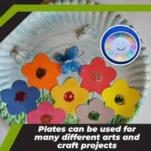 Products Paper Plates - Uncoated White Plate - Use For Foodware, Events, Activities, Crafts Projects And More - - And Disposable - 15cm/6In - 23cm/9In - 50/100 Pack - White - View 10