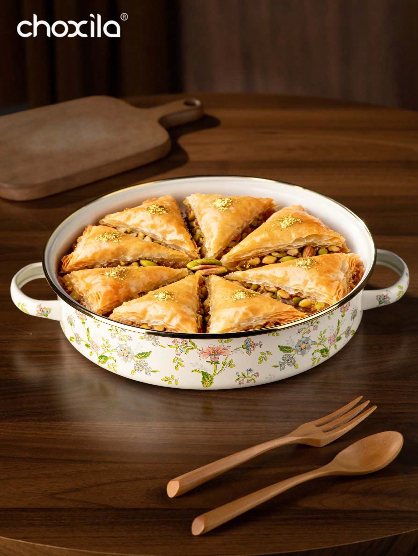 choxila قدر متعدد الوظائف سميك بسماكة 11 بوصة مطلي...