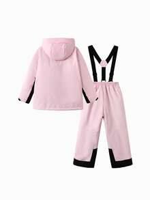 Balabala BalaOne 2pcs Girls Waterproof & Warm Outfit Set, Unisex Tween Girl Autumn/Winter