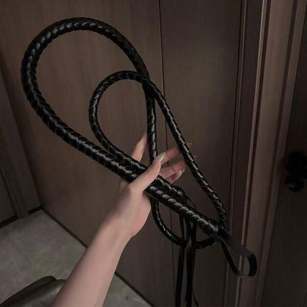 قطعة واحدة، سوط ركوب الخيل الخارجي الجديد والمتطرف، سوط متين للغاية، سوط طويل