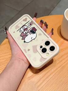 A Cartoon Anime SNOOPY Sky Eye Step Antique White Anti-Drop Tpu Material Phone Case Can Be Given As A Holiday Gift. It Is Suitable For Iphones. The New Phone Case Is Suitable For Phone13/14/15/16/17Pro Max And Phone Case - 彩色 - 查看 5
