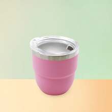 1pc2025 Popular Coffee Cup, Milk Cup, Solid Color Design, More Advanced And Fashionable, Simple Cup Surface, Versatile And Atmospheric, Suitable For Carrying Various Fruit Juices, Coffee, Milk Tea When Going Out - Multicolor - View 13