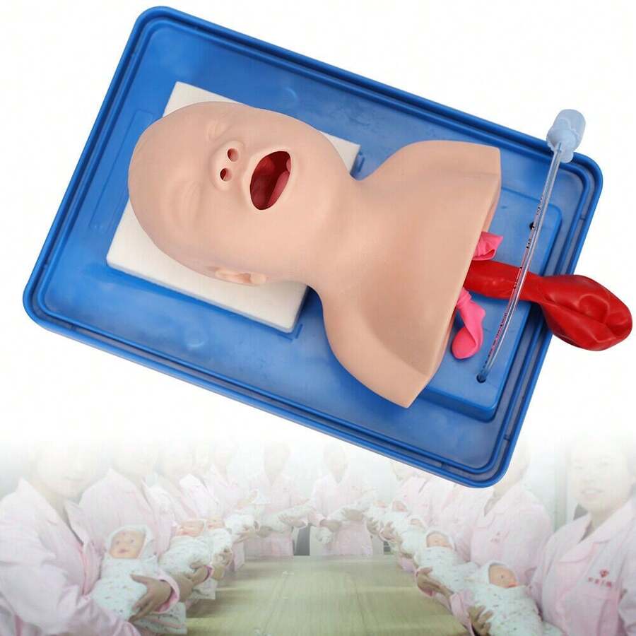 kangten Intubation Manikin Study Baby Infant Teaching Model Airway Management Trainer UK - Multicolor - View 1