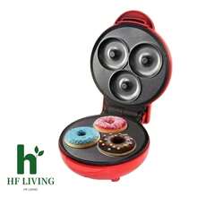 Buena Calidad 3 diferentes máquinas mini para Desayunos y Snacks – Máquina de Donas, Máquina de corazones Waffle y Máquina para carne de Hamburguesa Casera, Aparatos de Cocina Multifuncionales, Prepara tus comidas de manera más rápida y fácil - ROJO - Ver 11