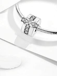 1 PC Fashionable Sparkling Big Ben Pendant Beads Charm Suitable For Bracelets DIY Women's Jewelry - Beads 1 - View 8