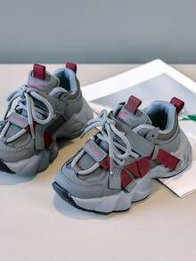 2025 Summer New Kids Thick Sole Chunky Sneakers, Boys Casual Non-Slip Sports Shoes, Girls Versatile Athletic Shoes