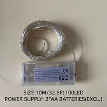 1PC10/30/50/70/80LED2/3/5/7/10M Halloween Tring Light Halloween Decoration Room Decor Halloween Garden Decor For Gift Fairy Holiday Decor Festival Decor