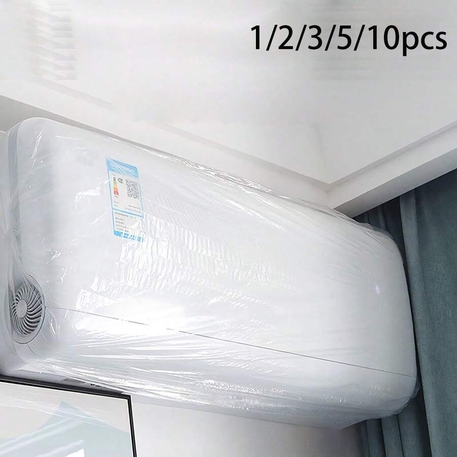 10/5/4/3/1 pieza Funda antipolvo para aire acondicionado, Juego de fundas desechables universales colgantes para aire acondicionado