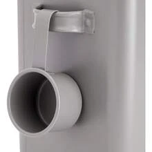 Farmlyn Creek Laundry Detergent Dispenser - Gray 100 Oz 7 X 9 X 6 In - Laundry Room Organization And Bathroom Storage Pod Powder And Bead Container With Scoop - 灰色 - 查看 6