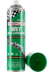 Finish Line Lubricante de Cadena para Bicicleta húmeda - Botella exprimible de goteo de 2 onzas - Ver 3