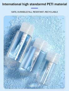 4oz/5oz/6.76oz Empty Squeeze Bottles With Pump, Leak Proof Refillable Travel Bottles For Nail Polish Remover, Makeup Remover, Toner, Lotion, Toiletries, DIY Liquid Storage, Portable Travel Accessories Kitchen Items Kitchen Accessories Kitchen Kitchen Tools