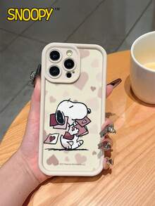 A Cartoon Anime SNOOPY Sky Eye Step Antique White Anti-Drop Tpu Material Phone Case Can Be Given As A Holiday Gift. It Is Suitable For Iphones. The New Phone Case Is Suitable For Phone13/14/15/16/17Pro Max And Phone Case - 彩色 - 查看 1