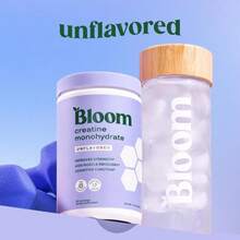 Bloom Nutrition Creatine Monohydrate Powder, 5g Micronized Creatine Per Serving, Supports Muscle Recovery, Strength, Endurance, Pre Or Post Workout, Gluten Free, Non GMO, Raspberry Lemon, 40 SVG, 9 Oz - Flavor Name B - View 2