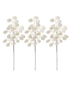 1pc Artificial Eucalyptus Stems Silver Dollar Eucalyptus Leaf Spray Long 27.6" Plants Stems Fake Eucalyptus Leaves Branches For Vase Home Wedding Party Boho Decorations - White - View 10