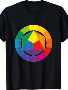 Color Wheel Palette Shirt Artist Painter Art Teacher Tshirt T-Shirt - 款式13 - 查看 1