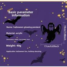 Halloween Kürbis Laternen Dekoration Leuchtende Hängende Ornament Hintergrund Wand Szene Einrichtung Atmosphäre Anhänger