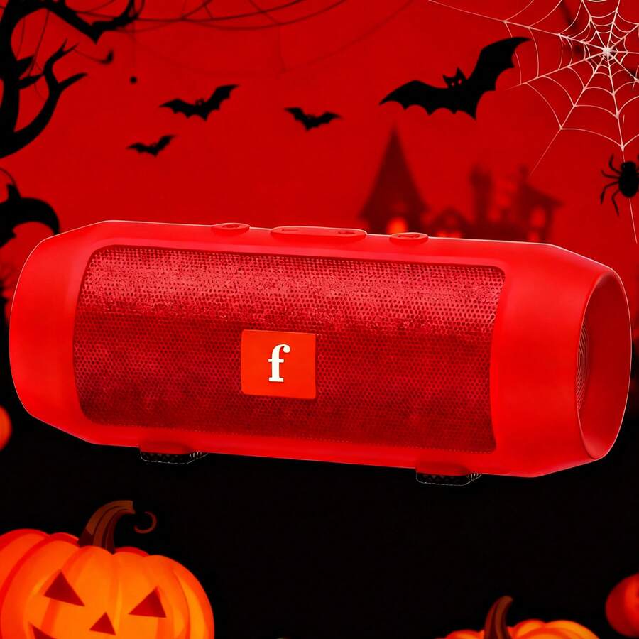 Speakers Bluetooth Wireless(Halloween Special Offer)Portable Outdoor Speaker With Hi-Fi Audio, Up To 12 Hours Battery Life - Đỏ - Xem 1