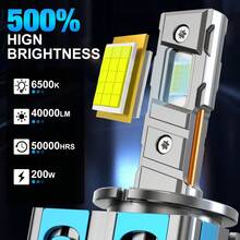 S&D D1S D3S LED Car Headlights Bulbs D1R D2S D3R D4S Led Turbo Lights 6000K 30000LM Auto Lamp Plug&Play HID Conversion Kits