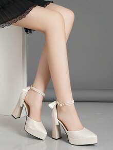 Women's High Heel Sandals, Waterproof Platform, Hollow Out Shoes, Super High Heel, Available In Pink, Apricot, White, Black, Red, Silver, Gold, Fashionable