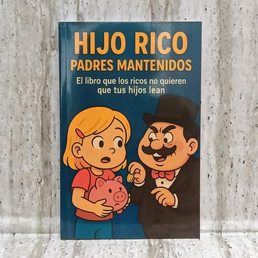 Libro Hijo Rico Padres Mantenidos Juan R Pérez finanzas educación motivación guía éxito dinero mentalidad emprendedora bestseller desarrollo personal lectura recomendada - Libro único - Ver 1