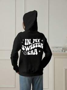 A Casual Printed Pullover Hoodie For Girls And Children, Hooded Sweatshirt For Autumn And Winter Students, Long Sleeved With Plush And Thick Top - A Hoodie That Inspires Every Child's Imagination And Adventurous Spirit! Hoodies Tween Girl Clothes Tween Girl Clothes Girls