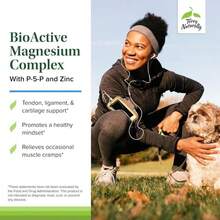 Terry Naturally BioActive Magnesium Complex - Bone &Amp; Heart Health Support - Supplement With Vitamin B6, Zinc &Amp; Magnesium - Pyridoxal-5-Phosphate Vegan Capsule Supplement - 120 Capsules - Flavor NameB - 查看 3
