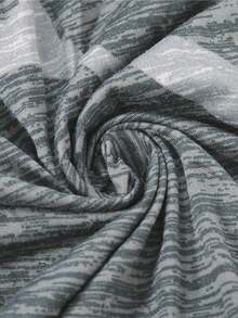 1pc Stripes & Floral Print Stretch Sofa Seat Cushion Cover, All Season - Multicolor - View 7