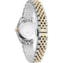 SHENGKE Women's Crystal Accented With Solid Alloy Steel Band Watch Elegant Dress Quartz Calendar Watches For Women - Bạc-Vàng - Xem 7
