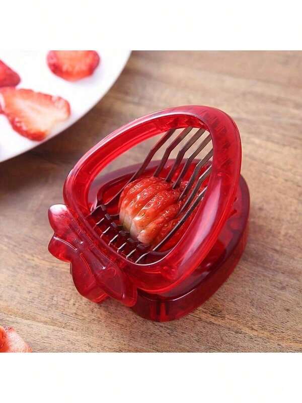 شرائح الفراولة، شرائح الفاكهة لتزيين الكيك، أداة خبز للكريمة، شرائح التمر الأحمر، قاطع البيض