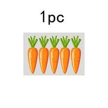 1set/1pc/4pcs/6pcs/100pcs Carrot Printed Placemats, Heat-Insulating Placemats, Suitable For Home Decoration, Festival Dining, Kitchen And Party Decoration, Party Placemats, Can Be Given As Gifts