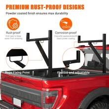 Truck Ladder Rack - Noir - Voir 6