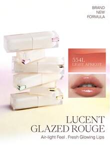 JOOCYEE LUCENT GLAZED ROUGE, Moisturizing, Pigmented, Long-Lasting, Natural - 554L Màu mơ nhạt - Xem 1