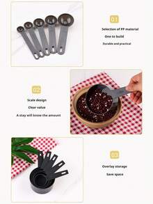 10-Piece Measuring Cup And Spoon Set, Stackable Measuring Cups And Spoons, Kitchen Cooking And Baking Utensils, Kitchen Gadgets