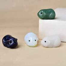 Natural Crystal Carving Guinea Pig, Unique Design Crystal And Stone, Healing Crystal, Stones Containing Energy, Energy Healing Meditation Stone, Perfect For Home Decor & Gift Giving, For Pocket Decoration, For Holiday Gift, From The Brand CUPIDCRYSTAL