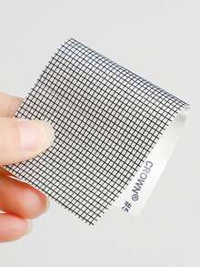 1卷防水自粘网状窗户修补胶带，用于修补纱窗破洞，宿舍门/窗帘网状窗户修补，强力粘合剂，适用于织物，防撕裂防虫网状修补