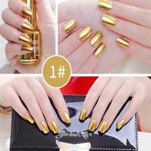 Set 12 Esmalte De Uñas Mirror Fashion Color Efecto Espejo - Multicolor - Ver 5