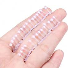 Lcolyoli 18G 16G Clear Acrylic Lip Rings Monroe Labret Studs Piercing Jewelry Bioflex Ear Tragus Helix Earring Retainer 6-12mm Bar Length 3mm Screw Ball For Women Men{Inchstyleinch:Inch30Pcs-18G-1/4\Inchinch} - 30件-18G-1/4英寸 - 查看 5