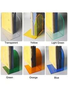 4pcs Acrylic Bookshelf, Adjustable Transparent Bookshelf, Art Display Rack, Desktop Acrylic Bookshelf, Transparent Book Holder, Suitable For Office, Home, Retail Store, Bedroom, Back To School, Comics, CDs, Magazines, Postcards, Artworks, Valentine's Day, Christmas, Halloween Gifts, Transparent Decor