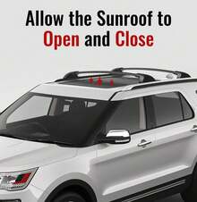 300lbs Roof Rack Cross Bars Compatible With Ford Explorer 2016-2019 Limited/XLT/Sport/Platinum,Heavy Duty Aluminum Roof Rails Crossbars Rooftop Cargo Basket Carrier Luggage Black - A.適用於探險家 2016-2019 - 查看 4