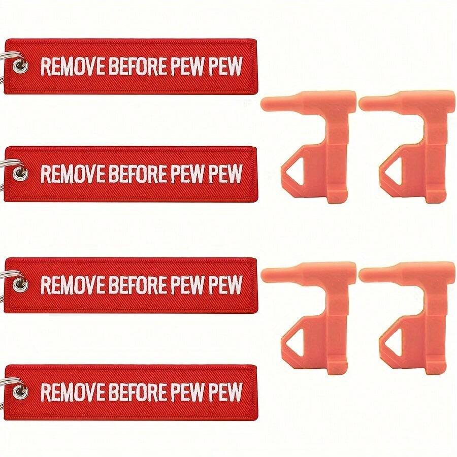 8pcs Tactical Safety Flags, Universal For 9MM Chamber - Multicolor - View 1