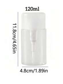 4oz/5oz/6.76oz Empty Squeeze Bottles With Pump, Leak Proof Refillable Travel Bottles For Nail Polish Remover, Makeup Remover, Toner, Lotion, Toiletries, DIY Liquid Storage, Portable Travel Accessories Kitchen Items Kitchen Accessories Kitchen Kitchen Tools