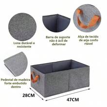 Caixas Organizadoras Resistentes dobravél Roupas e Gavetas Organizadas