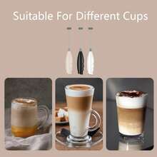 新款奶泡器、大功率手持奶泡器、迷你奶泡器、咖啡搅拌器、不锈钢拿铁、卡布奇诺、抹茶、热巧克力咖啡及饮料搅拌机、便携式奶泡器、无线电动迷你咖啡机 - 多色熱賣 - 查看 10