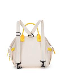 1 件可转换单肩/手提尿布包，带隔热奶瓶隔层和干湿分离，防水材质 - 多色 - 查看 9