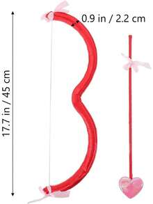 1/4pcs Cupid Bow And Arrow Prop Set, Goddess Arrow Party Cosplay Accessory, Love God's Arrow Cosplay Photo Prop, Valentine's Day Party Wedding Theme Prop, Photography Studio Outfit Accessory