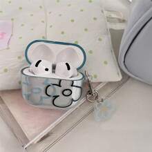 Creative Cartoon Print Earphone Case Compatible With Pro 4th Gen, Soft Protective Cover For New 2/3