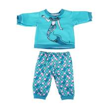 18 Inch American Girl Doll Long Sleeve Pajamas, Summer Chiffon Doll Casual Clothes, Teenager Doll Toys - Multicolor - View 19